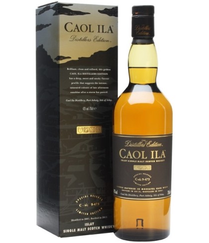 Fles Caol Ila Special Release 2001, single malt whisky, op voorraad bij slijterij t Bockje in Bathmen