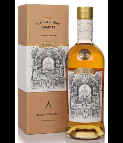 Fles Compass Box Metropolis, single malt whisky, op voorraad bij slijterij t Bockje in Bathmen