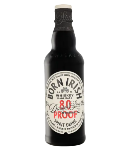 Fles Born Irish 80 Proof, whisky, bij slijterij t Bockje in Bathmen