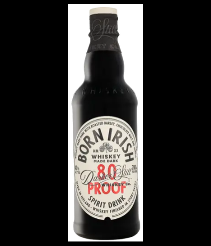 Fles Born Irish 80 Proof, whisky, bij slijterij t Bockje in Bathmen