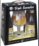 Tripel Karmeliet geschenksverpakking 4x33cl + glas