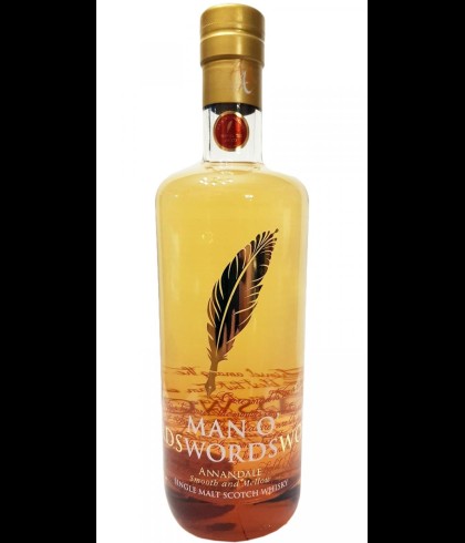 Fles Annandale Rare Vintage 2014 &ndash; Man O&rsquo;Words, Lowland single malt van de Annandale-distilleerderij, op voorraad bij slijterij t Bockje in Bathmen