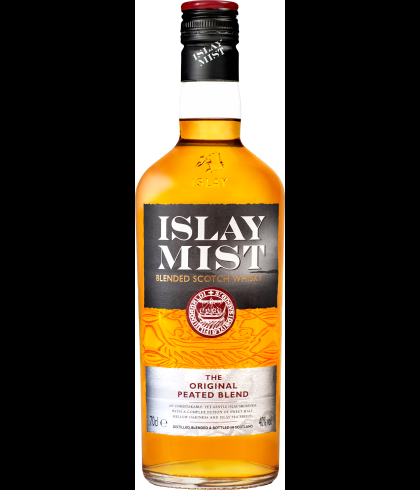 Fles blended Scotch van Islay Mist, op voorraad bij slijterij t Bockje in Bathmen