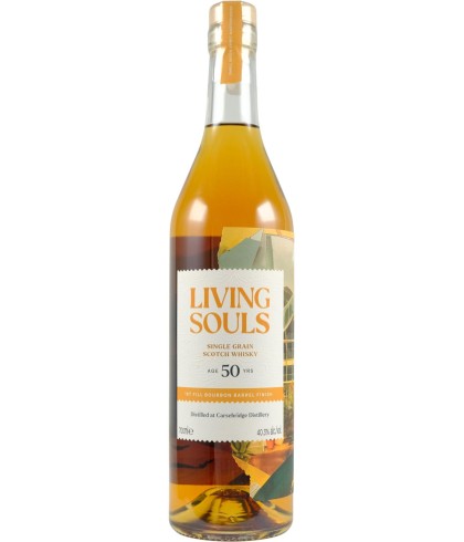 Fles Living Souls Carsebridge 50 Years Old Batch #2, whisky, bij slijterij ’t Bockje in Bathmen