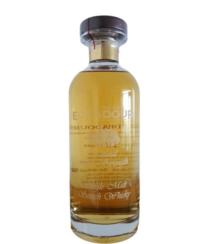 Fles Edradour 10 Years Old 2012 Ibisco Decanter, single malt whisky, op voorraad bij slijterij t Bockje in Bathmen