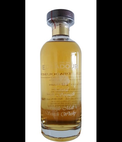 Fles Edradour 10 Years Old 2012 Ibisco Decanter, single malt whisky, op voorraad bij slijterij t Bockje in Bathmen
