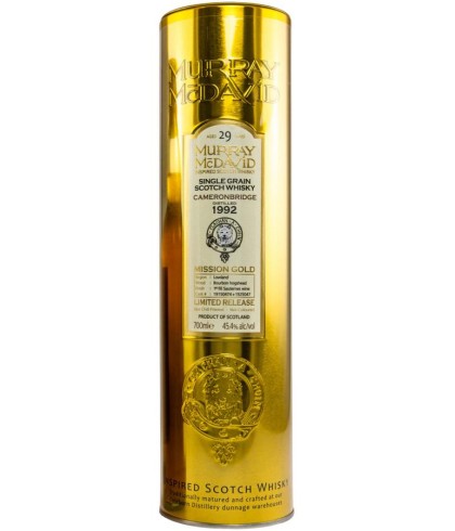 Fles Schotse whisky van bottelaar Murray McDavid, op voorraad bij slijterij t Bockje in Bathmen