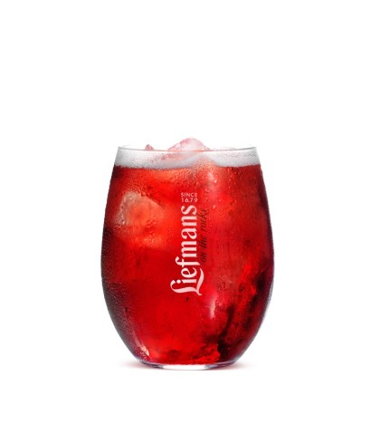 Liefmans on the rocks glas, glas bij t Bockje in Bathmen