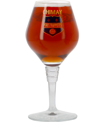 Chimay Grand Reserve Degustation Glas 25cl., glas bij t Bockje in Bathmen