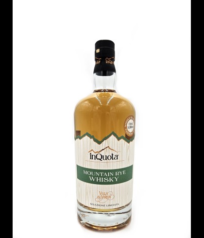 Fles inQuota Mountain Rye Whisky, whisky, op voorraad bij slijterij t Bockje in Bathmen