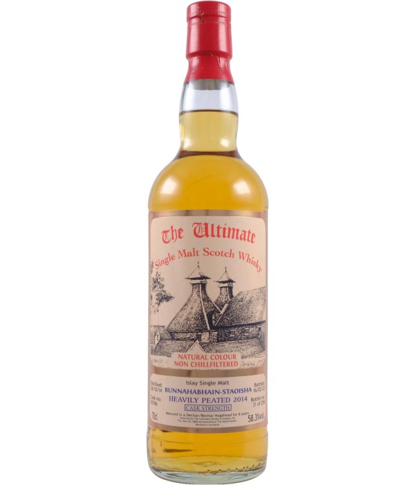 The Ultimate Bunnahabhain-Staoisha Heavily Peated 2014 Cask Strength 8 Years Old #10766 bij t Bockje in Bathmen