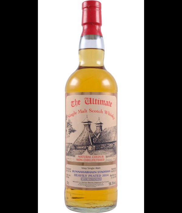 The Ultimate Bunnahabhain-Staoisha Heavily Peated 2014 Cask Strength 8 Years Old #10766 bij t Bockje in Bathmen