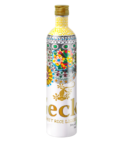 Gecko Sweet Rice Liqueur, bij slijterij t Bockje in Bathmen