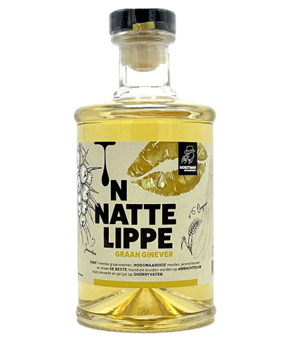 Flasche Horstman 'N Natte Lippe Graan ginever, jenever van Horstman