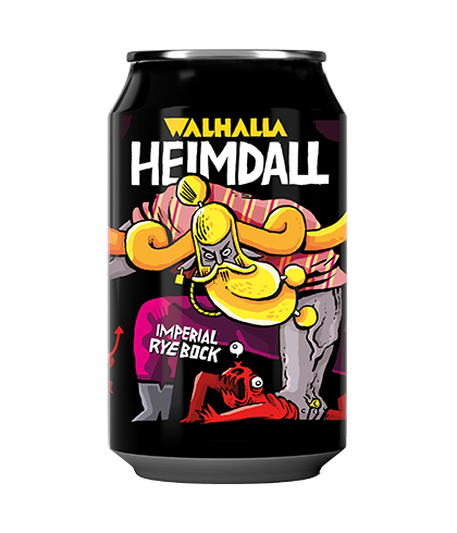 Fles Walhalla Heimdall Imperial Rye Bock, bier, bij slijterij t Bockje in Bathmen