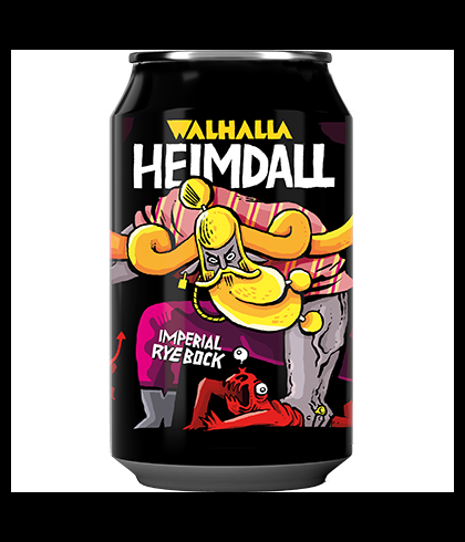 Fles Walhalla Heimdall Imperial Rye Bock, bier, bij slijterij t Bockje in Bathmen