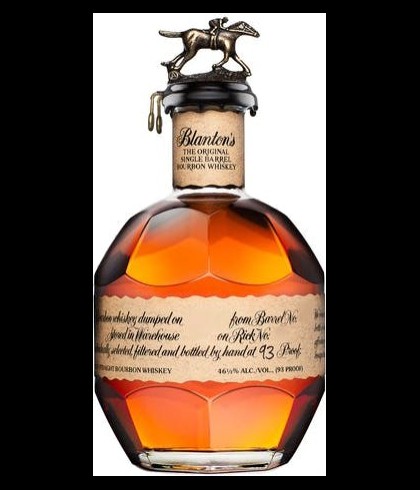 Fles Blanton's Original Single Barrel, whisky, op voorraad bij slijterij t Bockje in Bathmen