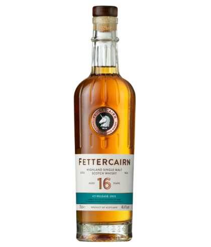 Fles Fettercairn 16 Years Old 4th Release 2023, whisky, op voorraad bij slijterij ’t Bockje in Bathmen
