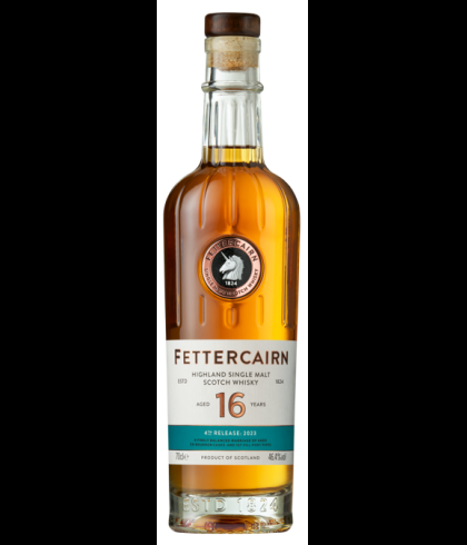 Fles Fettercairn 16 Years Old 4th Release 2023, whisky, op voorraad bij slijterij ’t Bockje in Bathmen