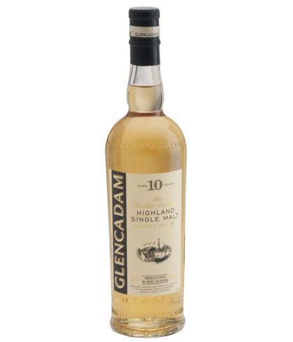 Fles Glencadam 10 Years Old, single malt whisky, op voorraad bij slijterij t Bockje in Bathmen