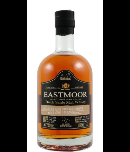 Fles Eastmoor American Oak 2019 - Batch 2, whisky, op voorraad bij slijterij t Bockje in Bathmen