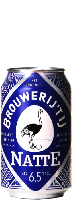 Fles Brouwerij 't IJ Natte, bier van Brouwerij 't IJ, op voorraad bij slijterij t Bockje in Bathmen