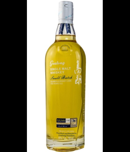 Fles Goalong Liquor 5 Years Old Single Malt Chinese Whisky - Small Batch, whisky, op voorraad bij slijterij ’t Bockje in Bathmen