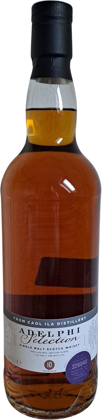 Fles Adelphi Selection Caol Ila 10 Years Old 2014 #326040, whisky, op voorraad bij slijterij t Bockje in Bathmen