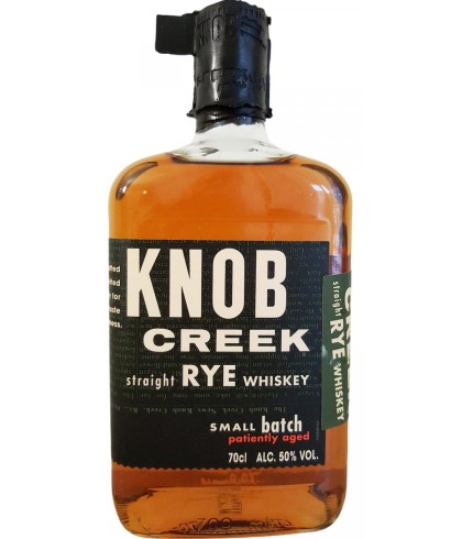Fles Kentucky whiskey van Knob Creek, op voorraad bij slijterij t Bockje in Bathmen