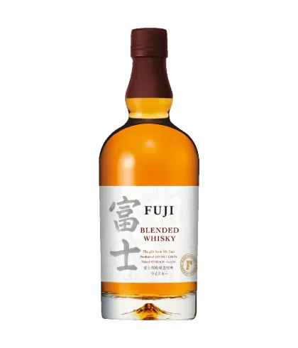Fles Japanse blended whisky van Kirin Fuji, op voorraad bij slijterij t Bockje in Bathmen