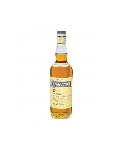 Fles Cragganmore 12 Years Old 20 cl, single malt whisky, op voorraad bij slijterij t Bockje in Bathmen