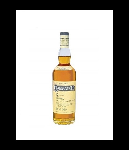 Fles Cragganmore 12 Years Old 20 cl, single malt whisky, op voorraad bij slijterij t Bockje in Bathmen