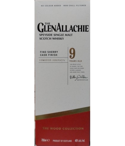 Fles GlenAllachie Wood Collection Fino Sherry, single malt whisky, op voorraad bij slijterij t Bockje in Bathmen