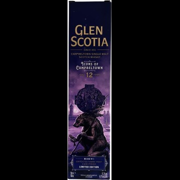Glen Scotia Icons of Cambeltown nr. 3 single malt whisky 12 years old The Wulves