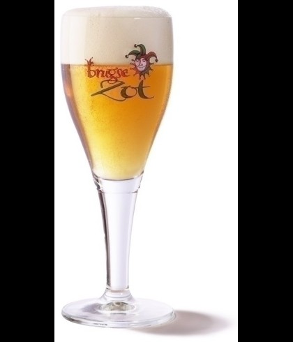 Brugse Zot bierbokaal 33cl., glas bij t Bockje in Bathmen