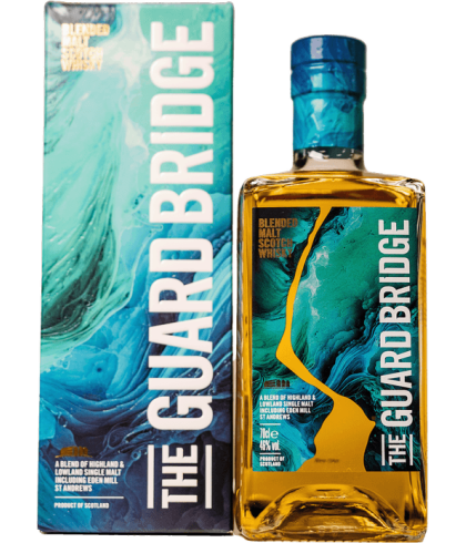 Fles Eden Mill The Guard Bridge, single malt whisky, op voorraad bij slijterij t Bockje in Bathmen