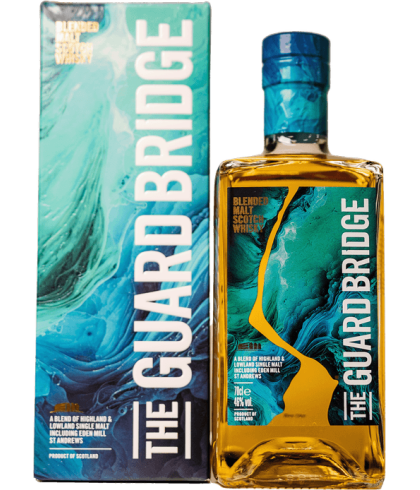 Fles Eden Mill The Guard Bridge, single malt whisky, op voorraad bij slijterij t Bockje in Bathmen