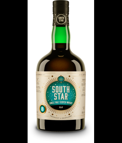 Fles South Star Spirits 8Y Islay Series 001, whisky, op voorraad bij slijterij t Bockje in Bathmen