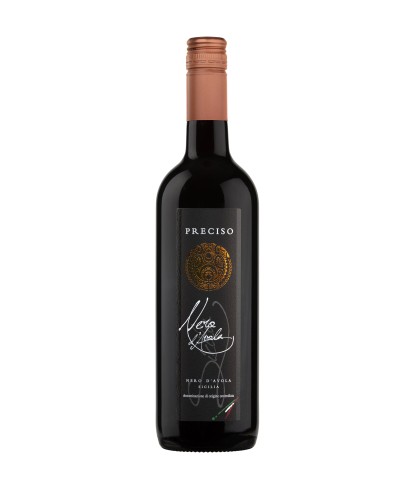 Fles Preciso Nero d Avola Sicilia, wijn op voorraad bij slijterij t Bockje in Bathmen