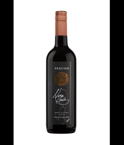 Fles Preciso Nero d Avola Sicilia, wijn op voorraad bij slijterij t Bockje in Bathmen