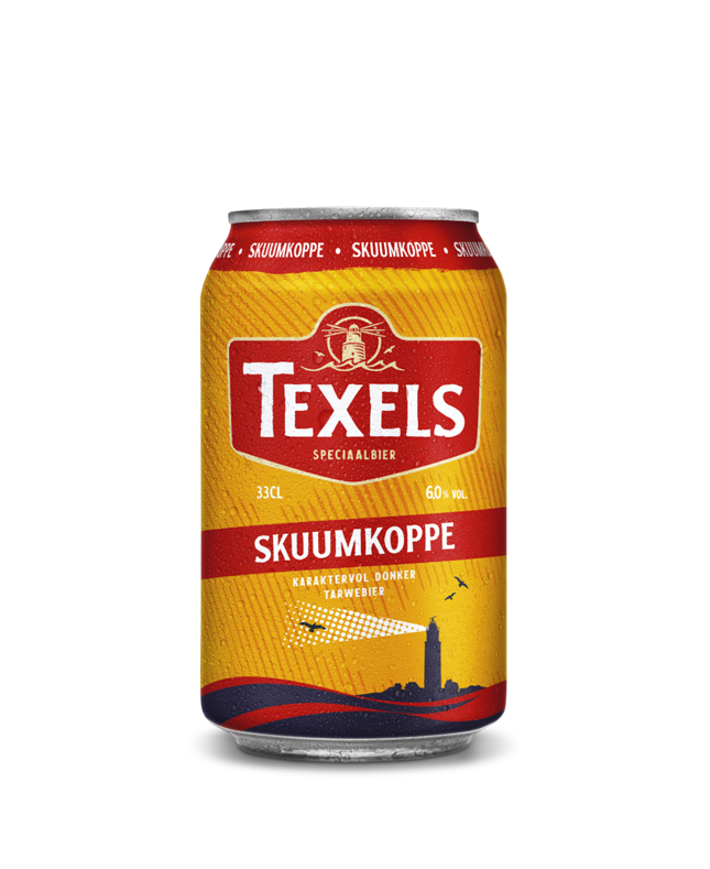 Fles Texels Skuumkoppe, bier van Texels, op voorraad bij slijterij t Bockje in Bathmen