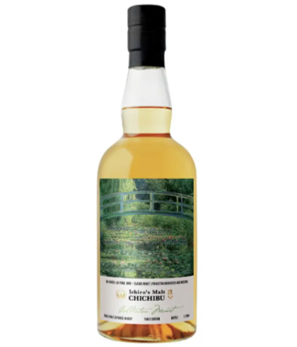 Bottiglia di Chichibu Paris Edition 2026 Collection Monet - groen, whisky