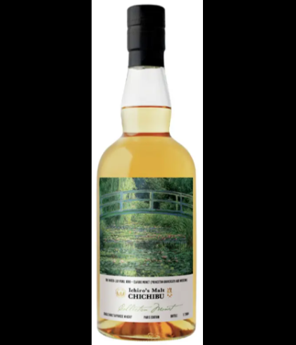 Bottiglia di Chichibu Paris Edition 2026 Collection Monet - groen, whisky