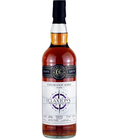 Fles Claxtons Exploration Series Tomintoul 2014 8 Years Old, Speyside single malt whisky, op voorraad bij slijterij t Bockje in Bathmen