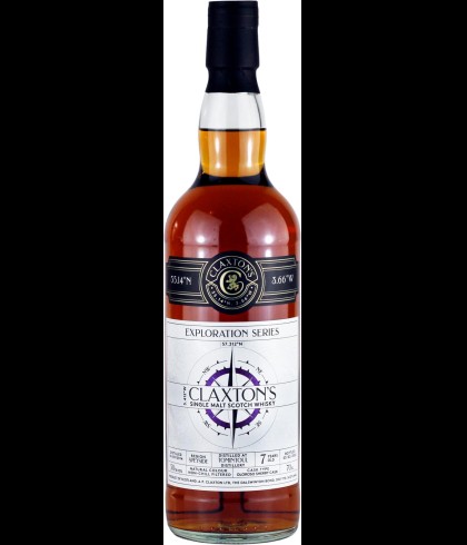 Fles Claxtons Exploration Series Tomintoul 2014 8 Years Old, Speyside single malt whisky, op voorraad bij slijterij t Bockje in Bathmen