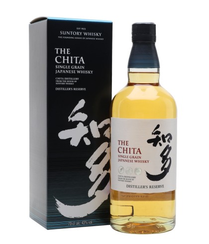 Fles Suntory The Chita Single Grain Japanese Whisky, whisky, op voorraad bij slijterij ’t Bockje in Bathmen