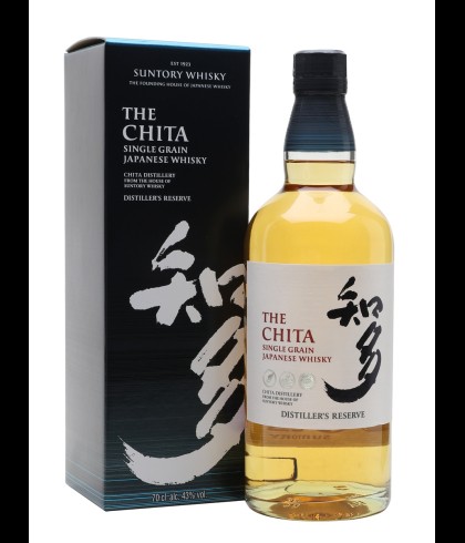 Fles Suntory The Chita Single Grain Japanese Whisky, whisky, op voorraad bij slijterij t Bockje in Bathmen
