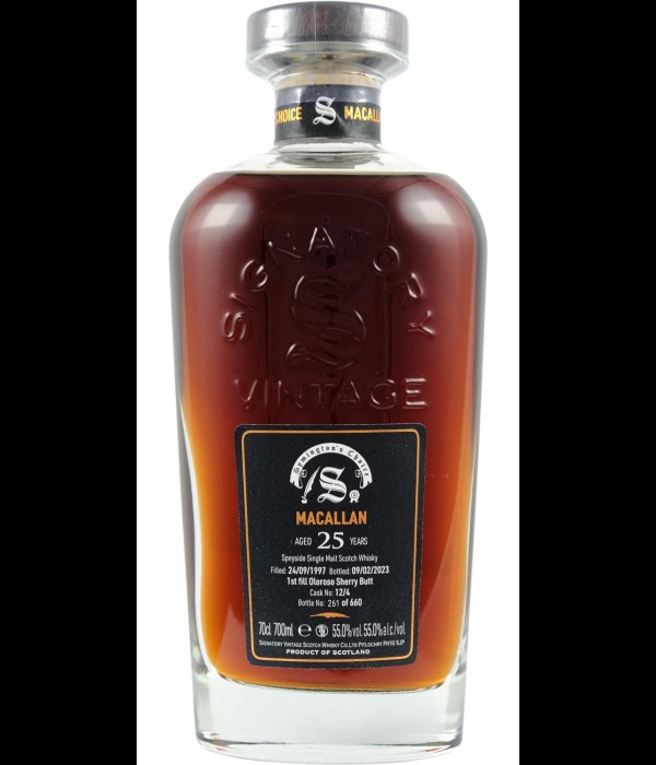 Signatory Vintage Macallan 25 Years Old Symington’s Choice bij t Bockje in Bathmen