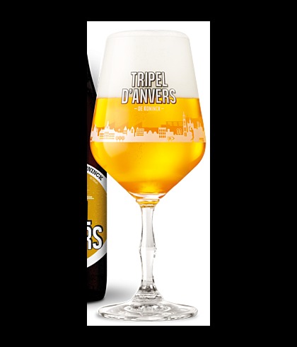 De Koninck Tripel D'Anvers bierbokaal, glas bij t Bockje in Bathmen