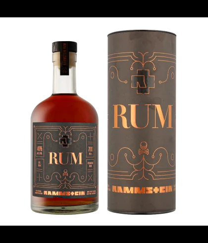 Fles Rammstein Premium rum, rum, op voorraad bij slijterij t Bockje in Bathmen